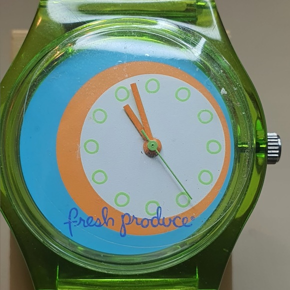 fresh produce Accessories - 🦋10/$20🦋 Fresh Produce Green/Blue/Orange Resin Women's Watch